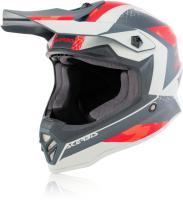 Acerbis Шлем детский Impact Steel Junior Red/Grey в Барнауле