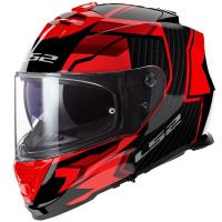 LS2 Мотошлем FF800 Storm II Tracker черно-красный в Барнауле