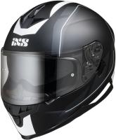 IXS Шлем HX 1100 2.0 Чёрн-серо-белый глянец в Барнауле