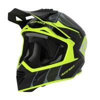 Acerbis Шлем кроссовый X-Track 22-06 Black/Fluo-Yellow в Барнауле