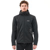 Dragonfly Мототолстовка DF Urban Man 2025 Black с защитой в Барнауле