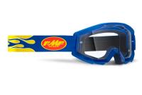 100% Очки FMF Powercore Goggle Flame Navy/Clear Lens в Барнауле