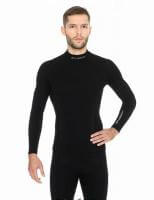 Brubeck Футболка мужская дл.рукав Wool Merino 78% Черный в Барнауле