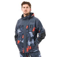 Dragonfly Мембранная куртка Quad 2.0 Man 2025 Grey - Orange Camo в Барнауле