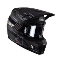 Leatt Мотошлем кроссовый Moto 9.5 Carbon Helmet Kit V26 Black в Барнауле