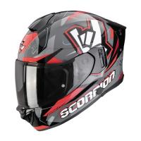 Scorpion Exo Мотошлем Exo-530 Air Rok Серый/Черный/Красный в Барнауле
