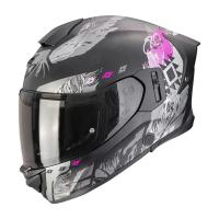 Scorpion Exo Мотошлем Exo-530 Air Hadji Черный/Серый/Розовый в Барнауле