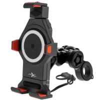 Extreme Style Мото держатель с беспроводной зарядкой anti-vibration R17W в Барнауле