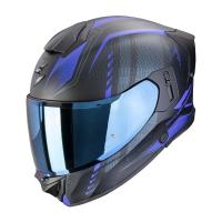 Scorpion Exo Мотошлем Exo-530 Air Theras Черный Матовый/Синий в Барнауле