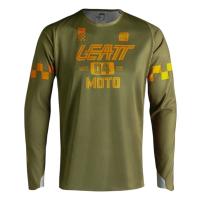 Leatt Джерси Moto 4.5 Enduro X-Flow V27 Speed Khaki Brown в Барнауле