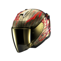 Shark Шлем Skwal I3 Jet Venum Black/Red/Gold в Барнауле