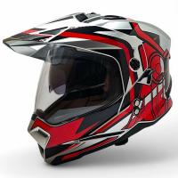 AIM Шлем кросс/эндуро JK802S Red/Grey/Black в Барнауле