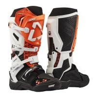 Leatt Мотоботы кроссовые 5.5 FlexLock Evo V27 White/Orange в Барнауле