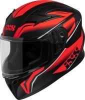 IXS Шлем 136 2.0 Kids Star 2 Черно-красно матовый в Барнауле