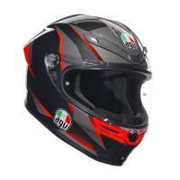 AGV Шлем K6 S 2206 Slashcut Black/Grey/Red в Барнауле