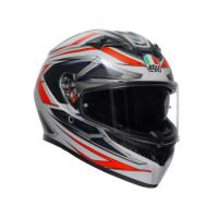 AGV Шлем K3 22.06 Space Matt White/Red Fluo в Барнауле