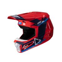 Leatt Шлем кроссовый детский Helmet Kit Moto 3.5 Jr V25 Royal в Барнауле