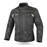 Dimox Мотокуртка текстиль Explorer Mens Touring Black/Yellow в Барнауле