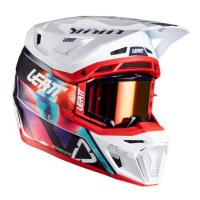 Leatt Шлем кроссовый 8.5 Royal Blue-Red V26 + очки Velocity 5.5 в Барнауле