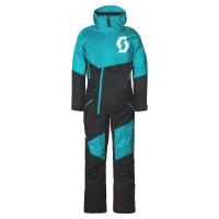 Scott Комбинезон зимний женский Back-X Dryo black/breeze blue  в Барнауле