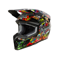 Oneal Шлем кроссовый детский 3Series Youth Crank V.24 красный/ зеленый в Барнауле
