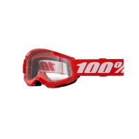 100% Очки подростковые Strata 2 Junior Red / Clear в Барнауле
