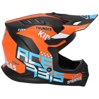 Acerbis Шлем детский Profile Junior Black/Orange в Барнауле