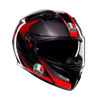 AGV Шлем K3 Striga Black/Grey/Red в Барнауле