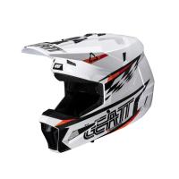Leatt Шлем кроссовый детский Helmet Kit Moto 3.5 Jr V25 White в Барнауле
