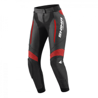 Shima Мотоштаны Кожаные женские Miura 2.0 Black/Red в Барнауле