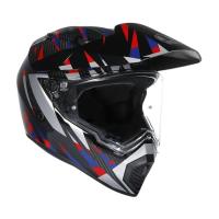 AGV Шлем AX9 E2206 V26 Steppa Carbon/Red/Blue в Барнауле