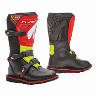 Forma Ботинки кроссовые детские Rock Black/Red/Yellowfluo в Барнауле