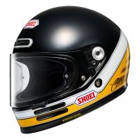 Shoei Мотошлем Glamster 06 Abiding черно-бело-желтый TC-3 в Барнауле