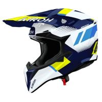 Airoh Шлем Wraaap Vision Yellow-Blue Gloss в Барнауле