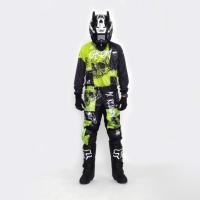 Grom Штаны кроссовые подростковые MX Religion lime в Барнауле