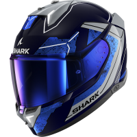 Shark Шлем Skwal i3 Rhad Blue/Chrome/Silver в Барнауле