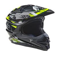 AiM Шлем кроссовый JK803S Yellow/Black в Барнауле
