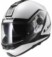 LS2 Мотошлем снегоходный FF325 Strobe Electric Snow Civik Черный/Белый в Барнауле