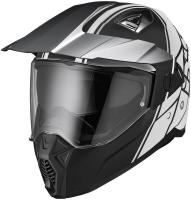 IXS Шлем IXS 208 2.0 Черно-Белый Матовый в Барнауле