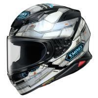 Shoei Мотошлем NXR 2 Fortress серо-черно-голубой в Барнауле
