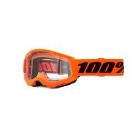 100% Очки подростковые Strata 2 Junior Neon Orange / Clear в Барнауле