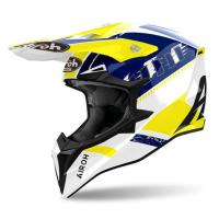 Airoh Мотошлем Wraaap Feel Yellow/Blue Gloss в Барнауле
