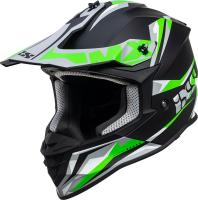 IXS шлем кроссовый 362 2.0 Черно-зеленый-белый в Барнауле
