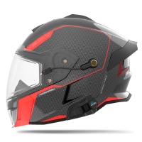 509 Шлем Delta V Carbon Commander с подогревом Racing Red в Барнауле