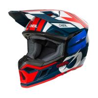 Oneal Кроссовый шлем 3Series Ride V.25 синий/белый в Барнауле