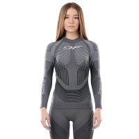 Dragonfly Термофутболка DF 3DThermo Grey с длинным рукавом Woman в Барнауле