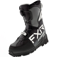 FXR Ботинки снегоходные X-Cross Pro BOA с утеплителем Black/White в Барнауле