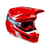 Leatt Шлем кроссовый 3.5 V26 Red + очки Vizion 3.5 в Барнауле