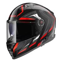 LS2 Мотошлем FF811 Vector II Alizer черно-красный в Барнауле