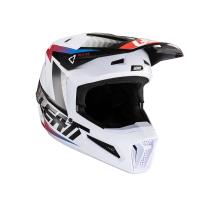 Leatt Шлем кроссовый Moto 2.5 Helmet Black/White 2024 в Барнауле